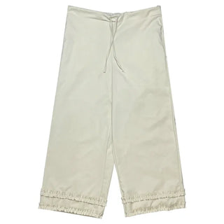 (2 colors) Frill Wide Pants
