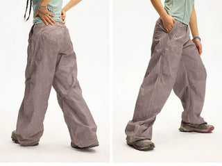 [Monterest] UPF50+ Washed Pleated Wide Pants