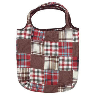 (2 color) Checkered bag