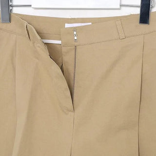 Pintuck Cotton Pants