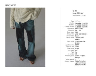 CONP Low-Rise Bootcut Jeans (Blue)