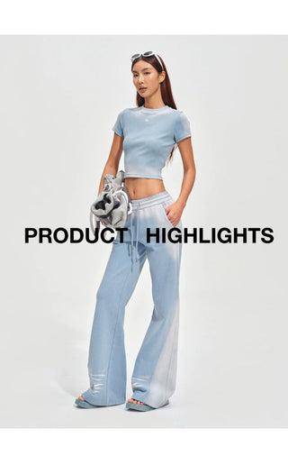 [NOTAWEAR] Equestrian Badge Slim Fit Crop  Tee