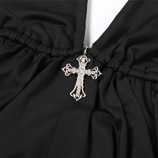 Self tie halter backless deep V neck top