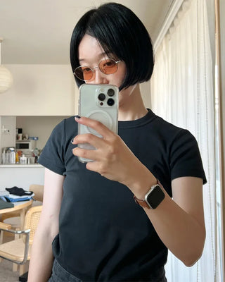 Oval frame sunglasses