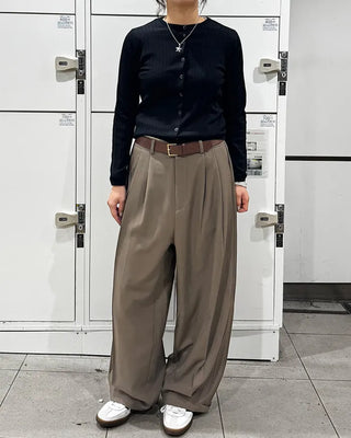 (Unisex) Pintuck Balloon Slacks