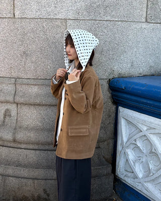 Schian Oversized Suede Jacket