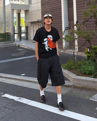 Face print T-shirt