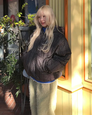 Drawstring Check Jumper
