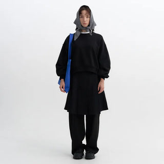 Basic cropped sweatshirt