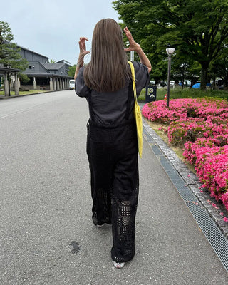 Square perforated overalls