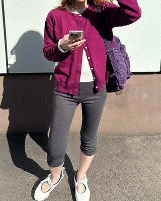 Polka Dot Capri Pants