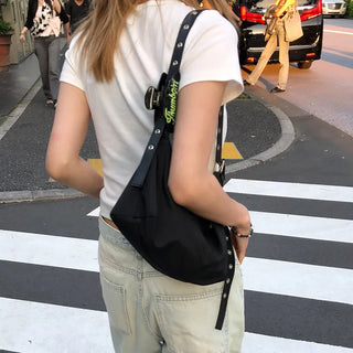 Eyelet Shoulder Bag