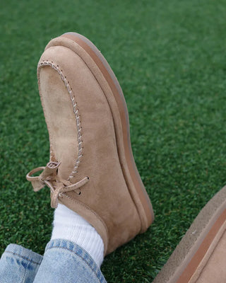 Suede loafers