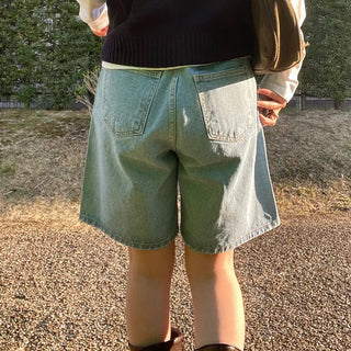 Denim shorts
