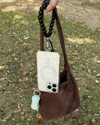 [7th Re-release] (ORIGINAL) Cord Knot Wood Keyring (black)