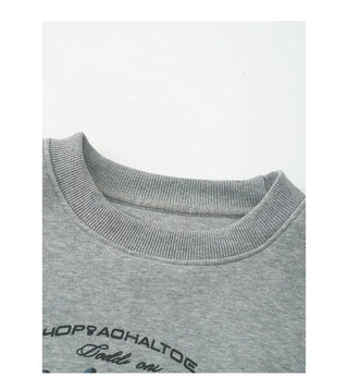 (2 colors) USA print sweatshirt