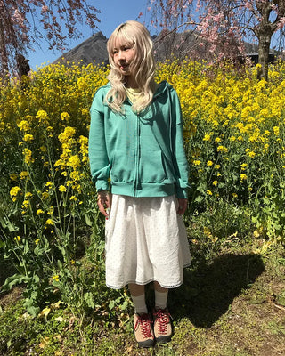 Oversized Basic Zip Hoodie