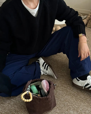 [7th Re-release] (ORIGINAL) Cord Knot Wood Keyring (natural)