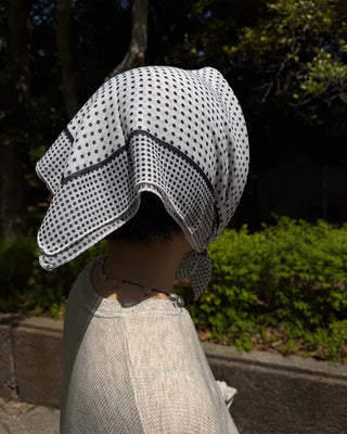 Mini polka dot scarf