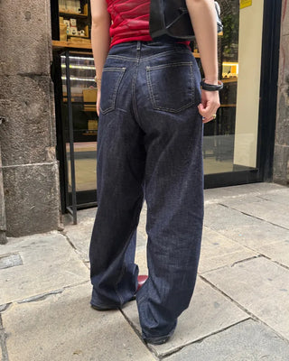 Wide selvedge denim pants