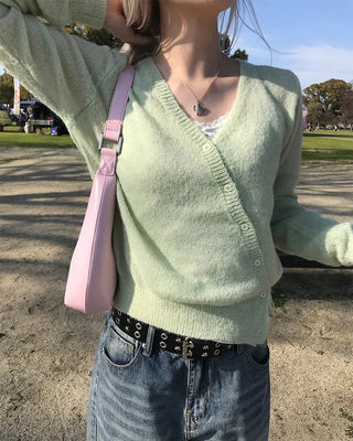 See-through cardigan