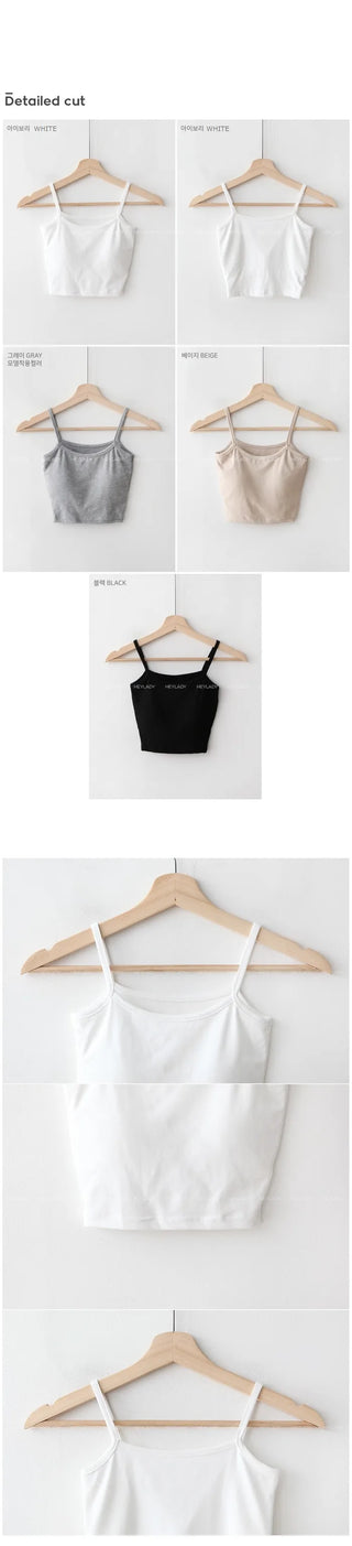 Crop Bra Cap Sleeveless