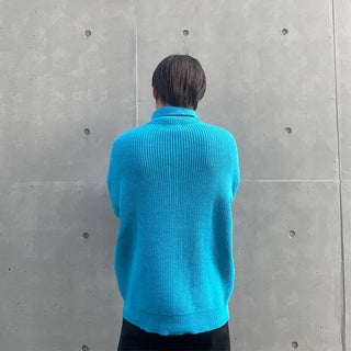 Half-zip knit