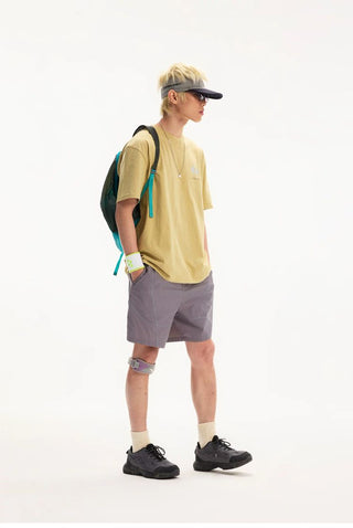 [Monterest] Water Repellent Contrast Stitch Shorts