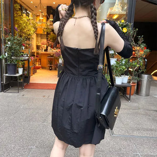 Shirred Mini Dress