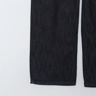 hake black denim pants