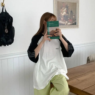 Raglan Box Short-Sleeve T-Shirt