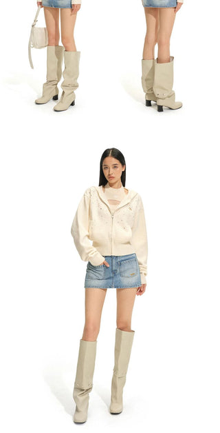 [NOTAWEAR] Lyocell Wool Blend Halter Neck Tank  Top