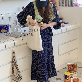 Polka Dot Wrap Dress