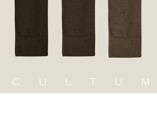 [CULTUM] Mercerized Cotton Crew Socks