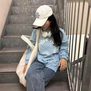 Slit sweatshirt