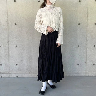 Wrinkle skirt