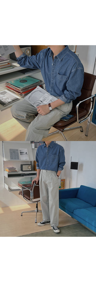 Wanted Pintuck Wide Cotton Pants