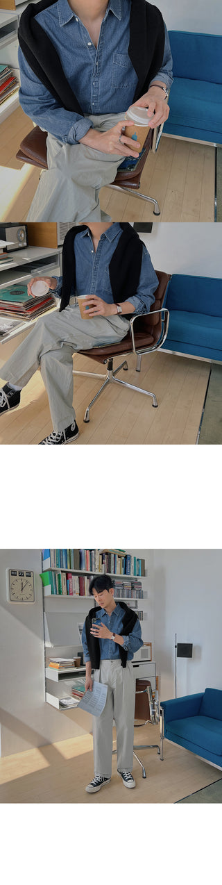Wanted Pintuck Wide Cotton Pants