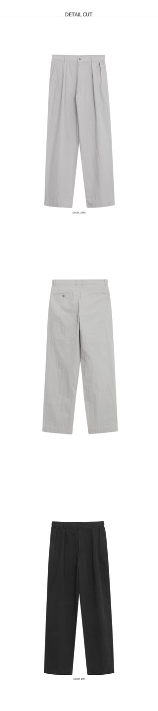 Wanted Pintuck Wide Cotton Pants