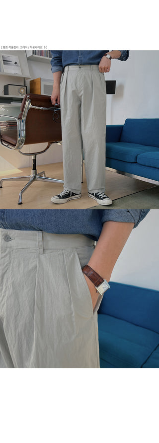 Wanted Pintuck Wide Cotton Pants