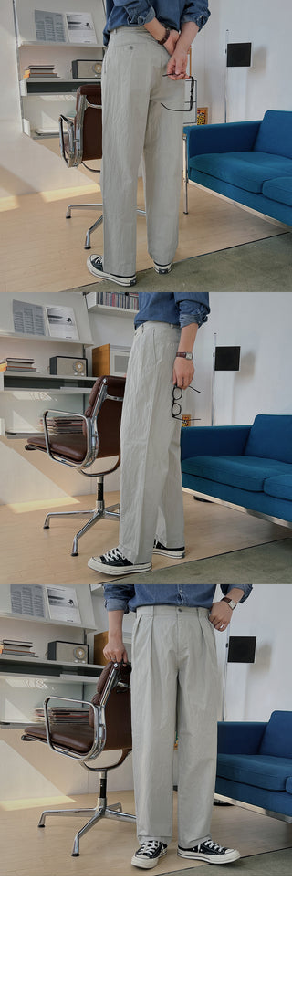 Wanted Pintuck Wide Cotton Pants