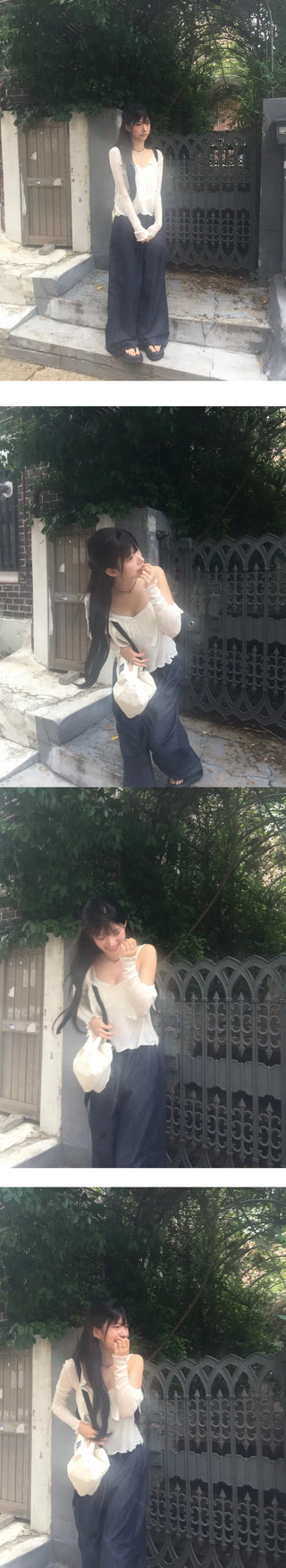 Special Feature Real Daily / All Staff Favorite Summer Raw Wide Elastic Waist Pants - 2 Colors