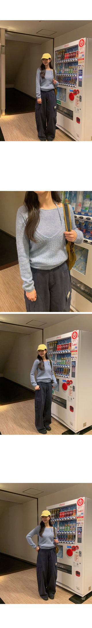 Multi-panel cargo pants