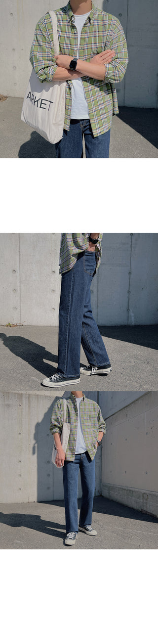 Recycled Crinkle Denim Pants