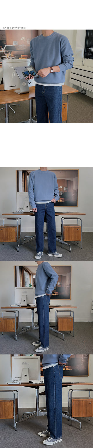 Recycled Crinkle Denim Pants