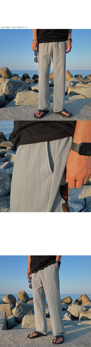 City Boy Semi-Wide Nylon Pants