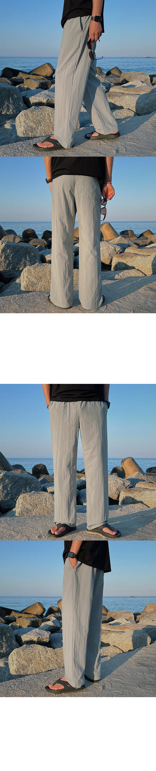 City Boy Semi-Wide Nylon Pants