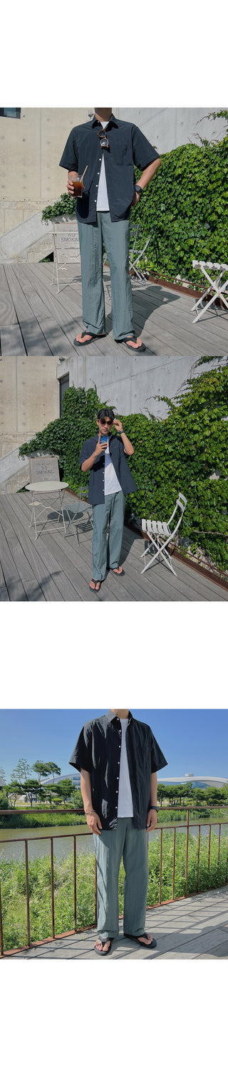 City Boy Semi-Wide Nylon Pants