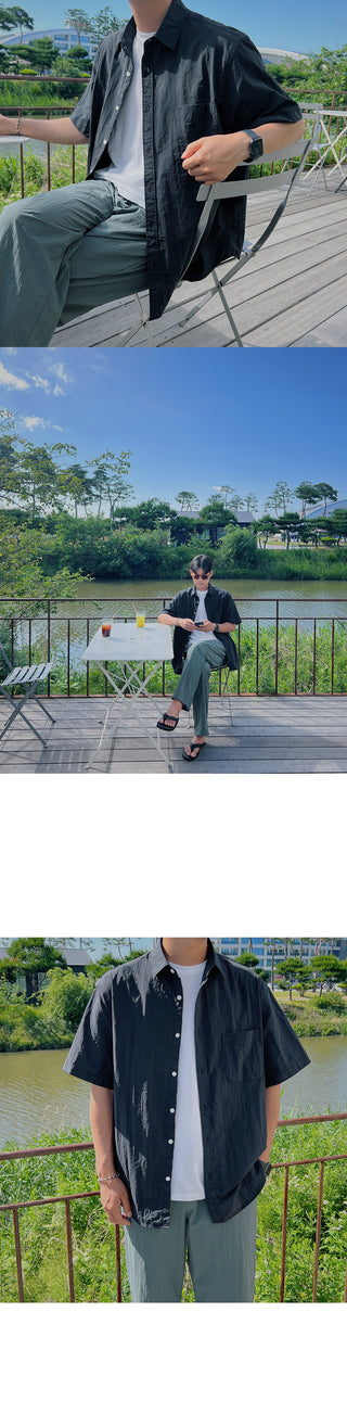 City Boy Semi-Wide Nylon Pants