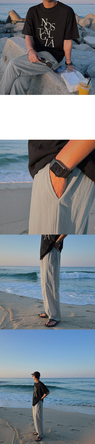City Boy Semi-Wide Nylon Pants